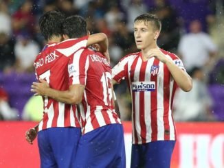 Joao Felix celebrates the 2-0 goal