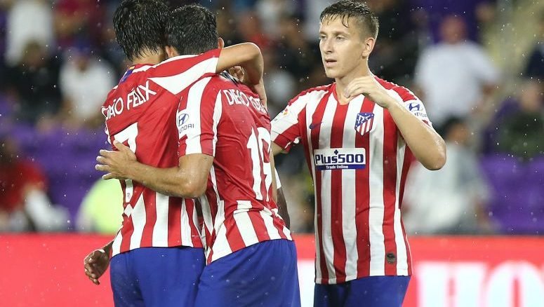 Joao Felix celebrates the 2-0 goal