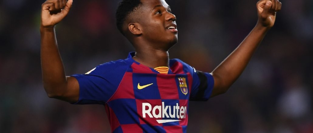 Barcelona star Ansu Fati scores against Valencia Ansu Fati scores against Valencia