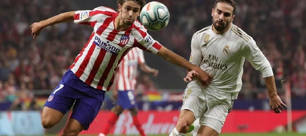 Joao Felix during the Madrid Clasico (0-0)