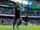 Adama Traore celebrates first goal over Manchester City