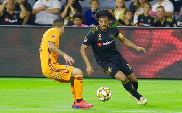 Carlos Vela, Record MLS Goal Scorer; photo credit: Steve Galluzzo