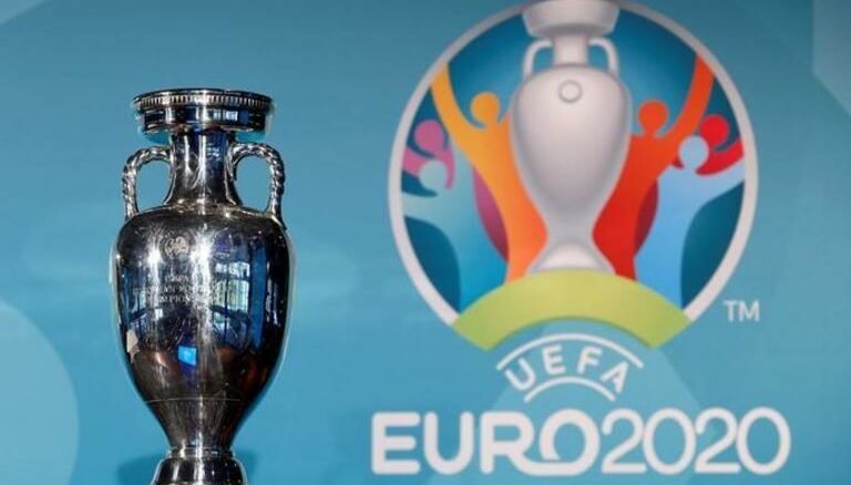 Football Soccer - UEFA Euro 2020 Munich Logo Launch UEFA Euro 2020 trophy