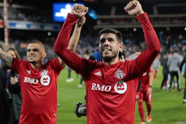 Toronto FC’s Alejandro Pozuelo; Photo Credit: Vincent Carchietta-USA TODAY Sports