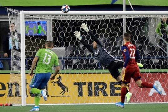 RSL Goalkeeper Nick Rimando’s Farewell; Photo Credit: Ted. S. Warren, AP