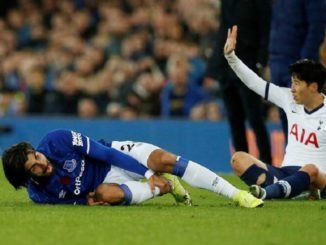 Andre Gomes injury against Tottenham