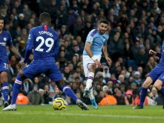 Mahrez swept Chelsea's defense to score Man City's winning goal over Chelsea.