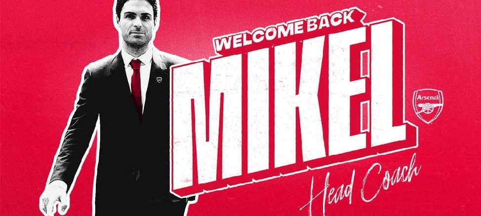 mikelarteta Arteta becomes Arsenal head coach
